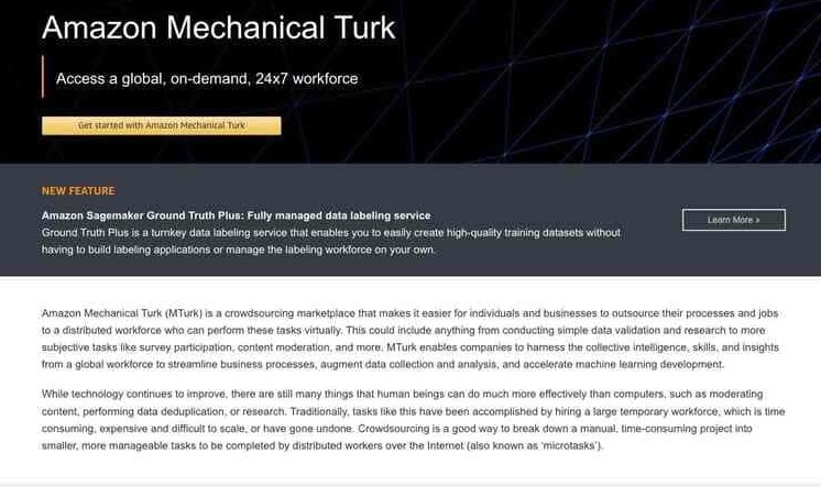 mTurk Amazon