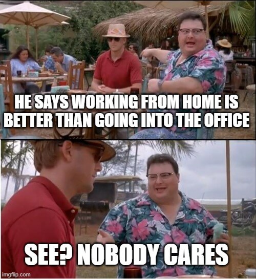 Nobody cares meme