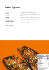 Baked Eggplant recipe