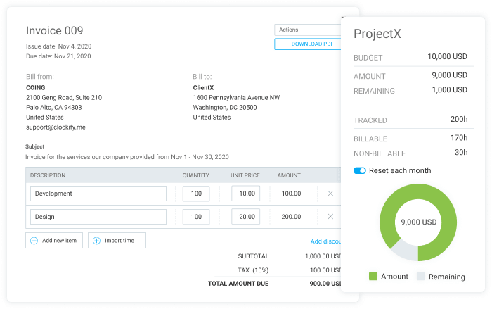 budget-invoicing