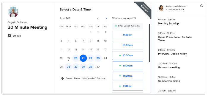 Calendly screenshot-min