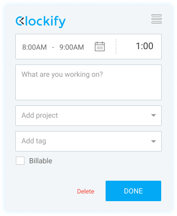 Appli de suivi de productivité - saisissez les détails