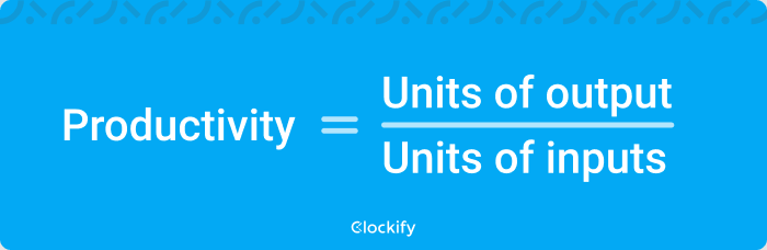 employee productivity formula