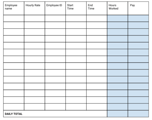 Preview of daily-supervisor-timesheet-template