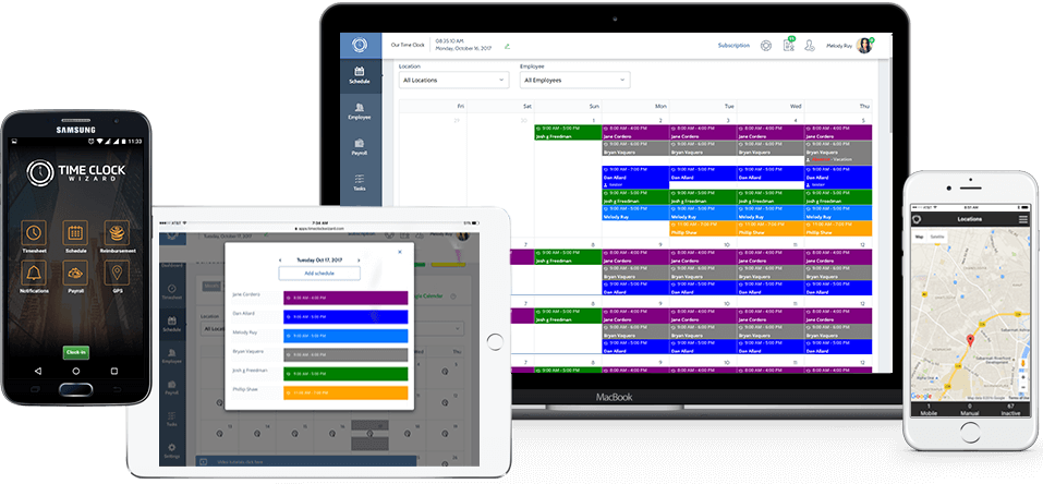 Time Clock Wizard Platforms