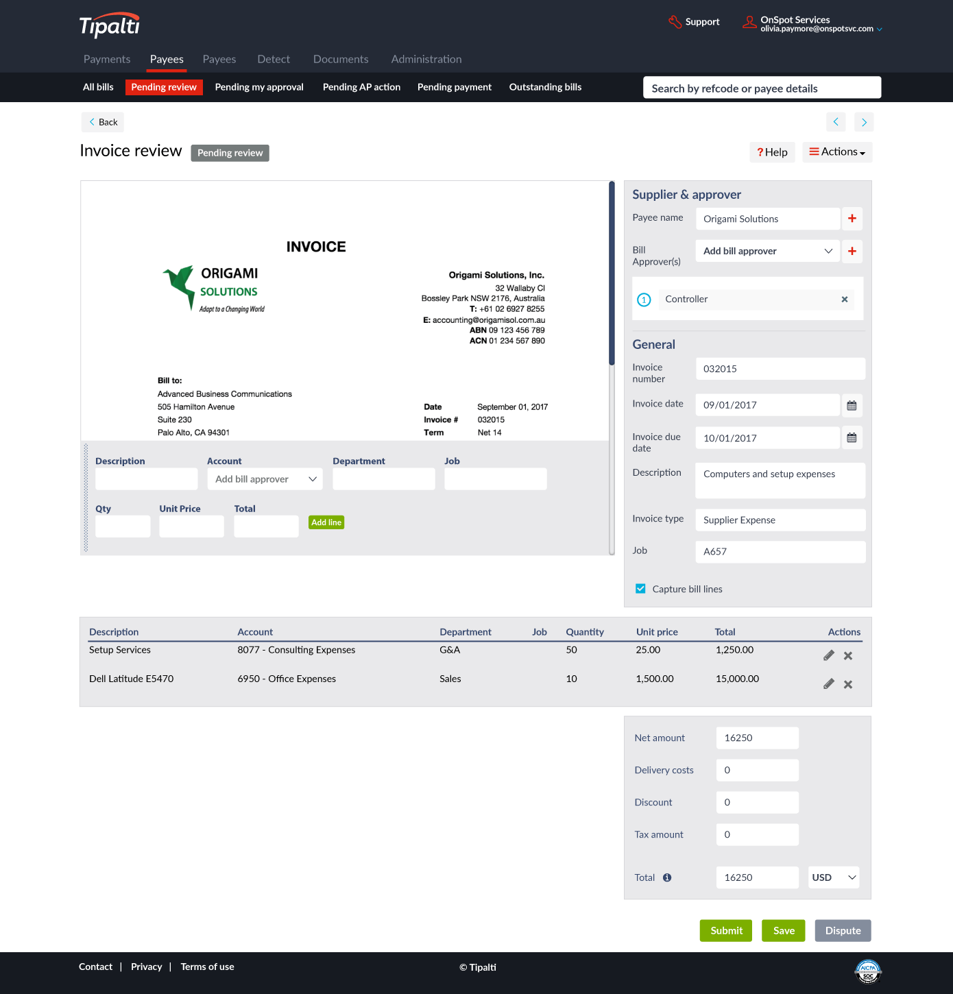 Tipalti-touchless-OCR-invoice-processing